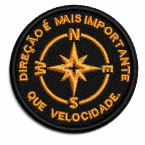 PATCH BUSSOLA TATICA BORDADO 5X5 CM