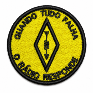 PATCH BORDADO O RADIO RESPONDE 8X8 CM