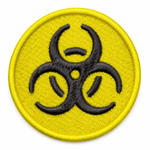 PATCH BORDADO OUTBREAK 6X6 CM