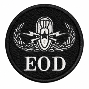PATCH BORDADO EOD - 8X8 CM