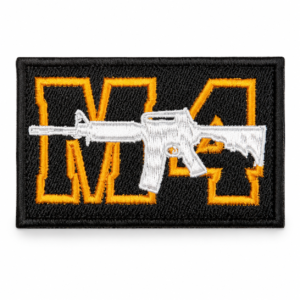 PATCH BORDADO M4 - 8X5 CM