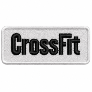 PATCH BORDADO CROSSFIT 3.5X10 CM