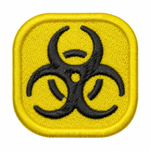MINI PATCH BORDADO OUTBREAK - 5X5 CM