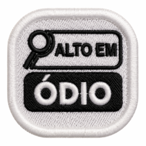 MINI PATCH BORDADO ALTO EM ODIO - 5X5 CM