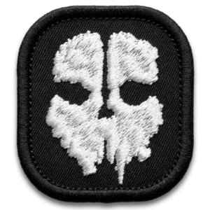 MINI PATCH BORDADO GHOST - 5X5 CM