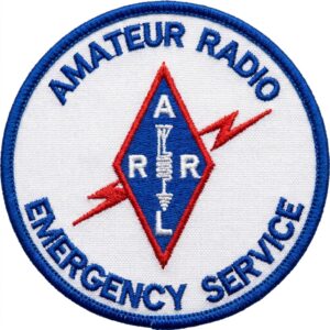 PATCH BORDADO AMATEUR RADIO - 8X8 CM