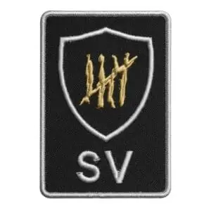 Patch Oficial Brasão de Braço Sobrevivencialismo Bordado - Velcro 10x8cm